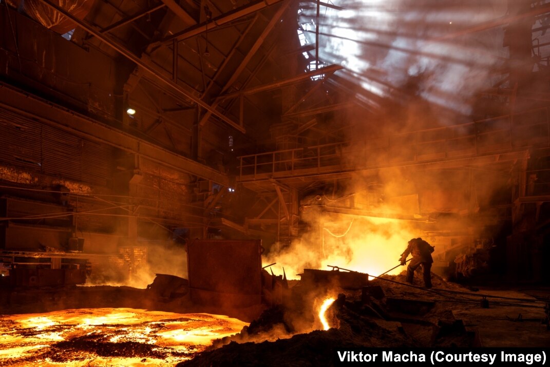 TATA Steel IJmuiden, heating furnace  Viktor Mácha - industrial photography