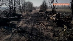 «Пекло» у Тростянці: Все, що залишилося від колон військової техніки РФ на Сумщині (відео)