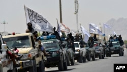  رژه پیروزی نیروهای طالبان در قندهار، پس از خروج نیروهای آمریکایی از افغانستان