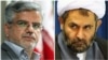 Iranian MP Mahmoud Sadeghi (L) and the head of IRGC's intelligence unit Hossein Ta'eb, undated.