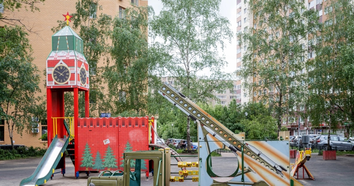 Militarized Playgrounds Emerge In Russia As War Pushed Into Children's Spaces