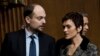 U.S. -- Russian activist Vladimir Kara-Murza (C) arrives with his wife Yevgenia for a hearing of the US Senate Appropriations Subcommittee on State, Foreign Operations and Related Programs on Capitol Hill in Washington, March 29, 2017