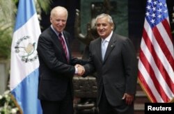 Вице-президент США Джо Байден и президент Гватемалы Отто Перес Молина