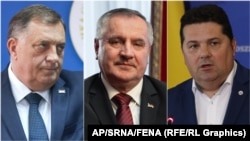 Milorad Dodik, Radovan Višković i Nenad Stevandić