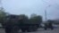 Column Of Heavy Weapons Drives Through Donetsk