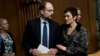 Russian activist Vladimir Kara-Murza arrives with his wife, Yevgenia, for a hearing of the U.S. Senate Appropriations Subcommittee on State, Foreign Operations and Related Programs on Capitol Hill in Washington in 2017.