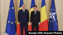 Noul ministru al Educației, Mihai Dimian, și președintele Nicușor Dan, la Cotroceni, după depunerea jurământului de învestitură - București, 3 martie 2026