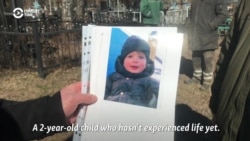 Father Of Child Killed In Russian Shelling: 'What Is All This For? For What?'