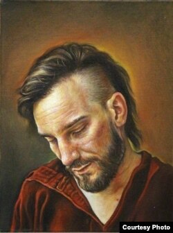 Портрет на францускиот мултимедијален уметник Рено Рулман.