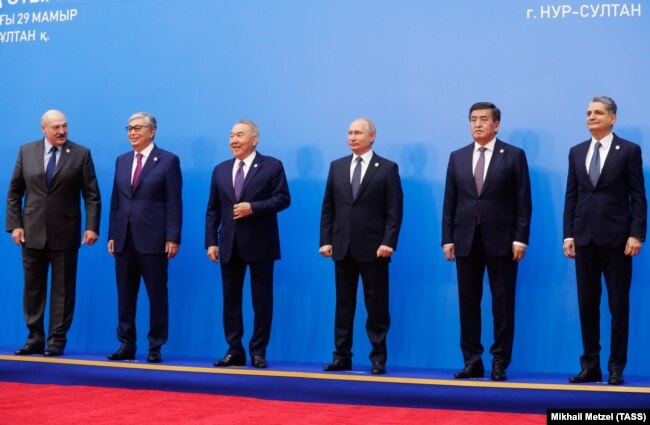 На саммите ЕАЭС.