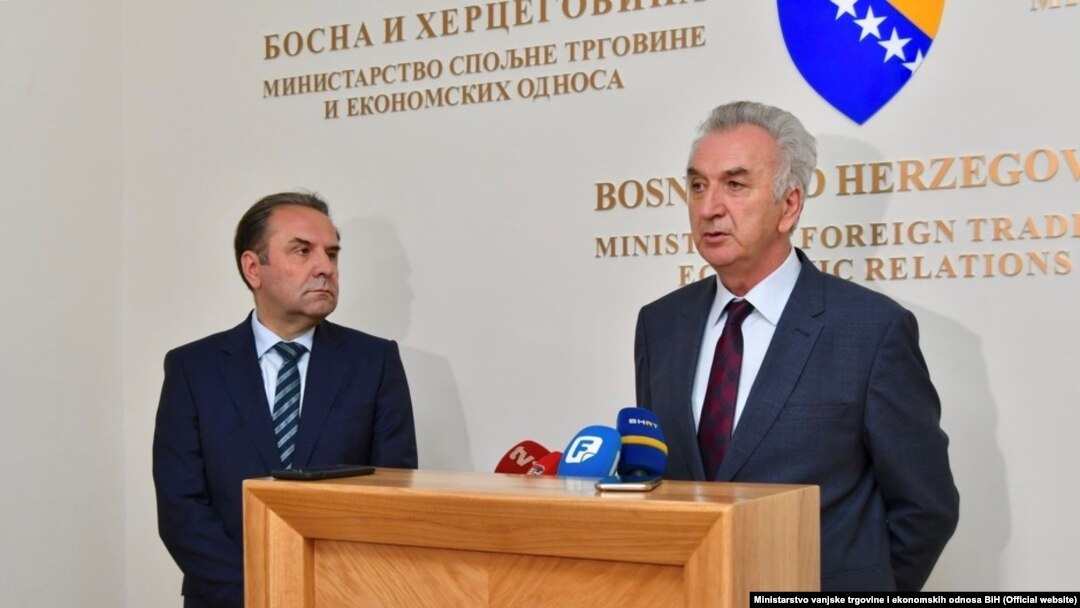 Mirko Šarović, i Rasim Ljajić, u Sarajevu, 27 maja 2019.