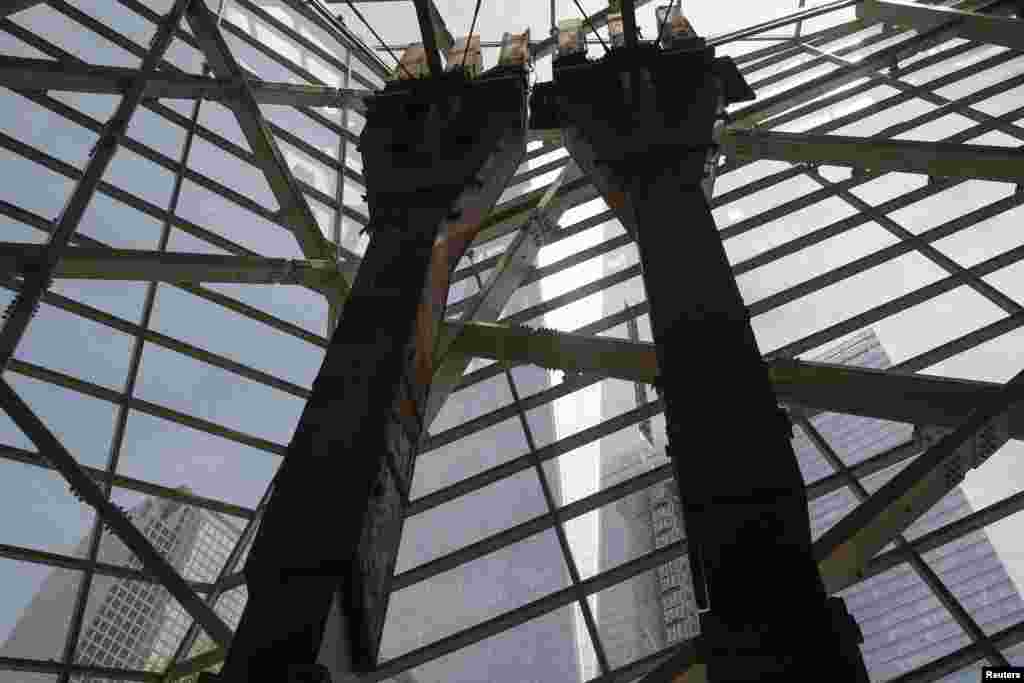 بقایایی از ساختمان برج تجارت جهانی
