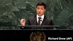 Presidenti ukrainas, Volodymyr Zelensky.