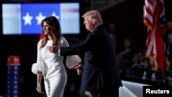 Melanija i Donald Tramp