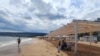 Крым, пляж в Феодосии, начало июля