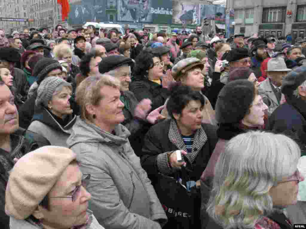 Митинг в поддержку выдвижения Владимира Буковского на пост президента России.