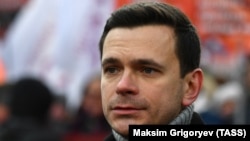 Russian opposition figure Ilya Yashin (file photo)