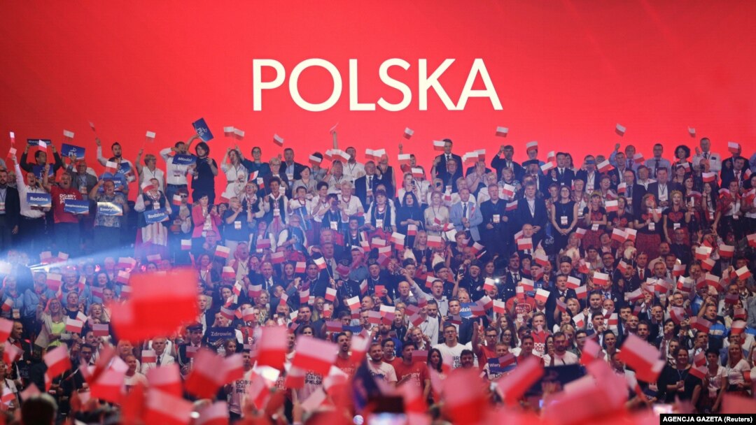 Pristalice "Prava i Pravde" tokom konvencije stranke