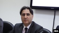 Претседателот на Агенцијата за аудио и аудиовизуелни медиумски услуги Зоран Трајчевски.