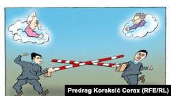 Karikatura Predraga Koraksića Coraxa