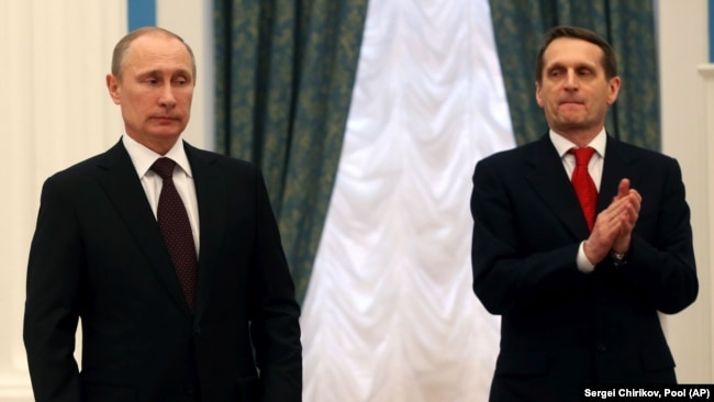 Vladimir Putin dhe Sergei Naryshkin, 2014