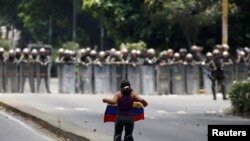 La protestele din Venezuela 