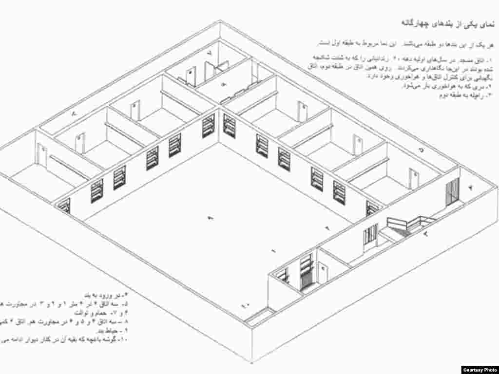 نمای یکی از بندهای چهارگانه