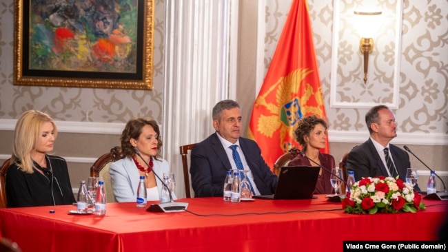 Министер за просторно планирање и урбанизам Славен Радуновиќ, јули, Вила ГОРица, Подгорица.