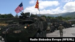 Macedonia-USA Convoy of „Dragoon Guardian 17“ enter in Macedonia 