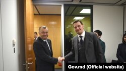 Șeful guvernului de la Chișinău, Ion Chicu, și omologul său de la Kiev, Oleksi Honcearuk. 22 noiembrie 2019 