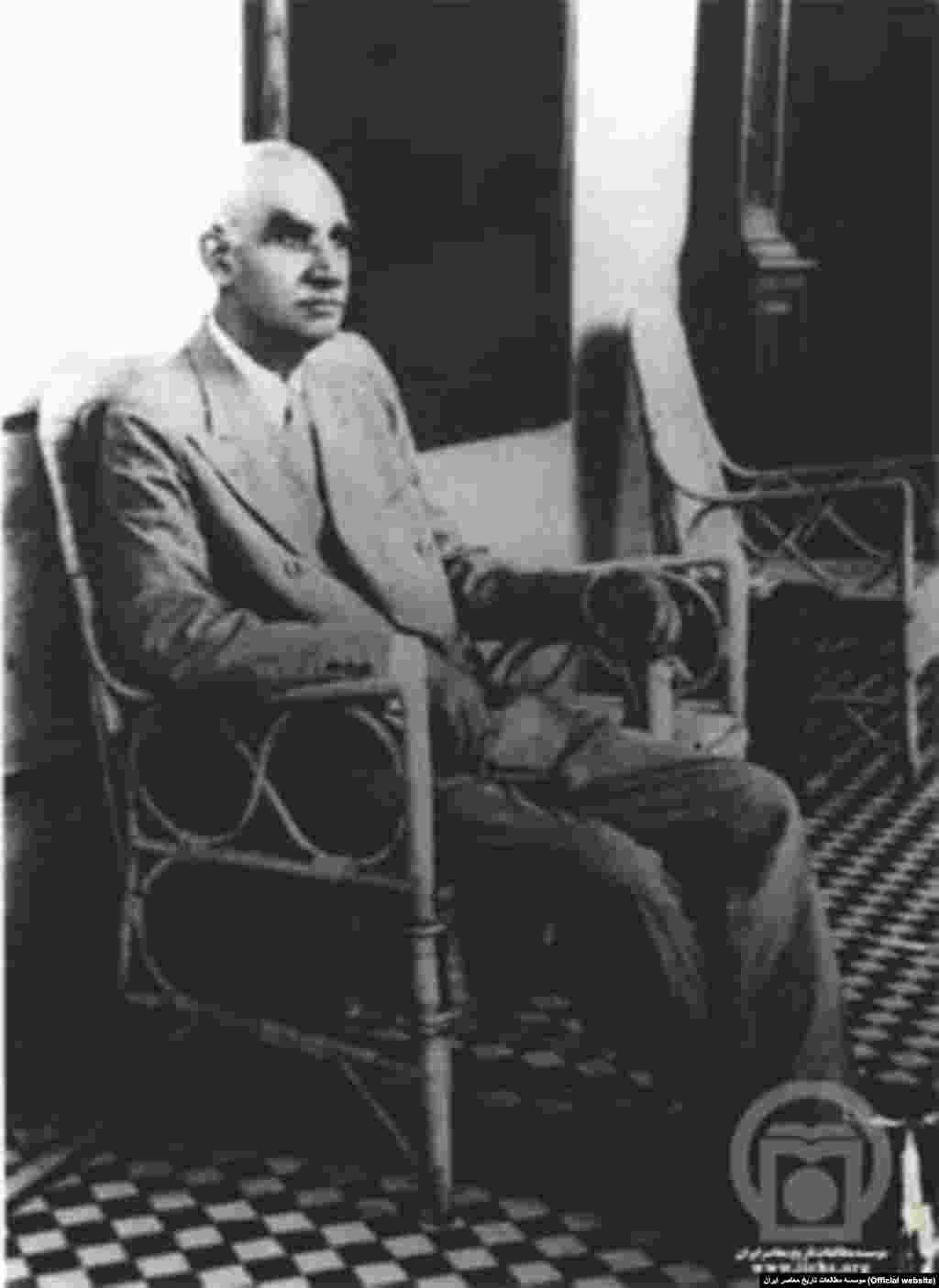 Муҳаммад Ризои Паҳлавӣ баъди тарки Эрон