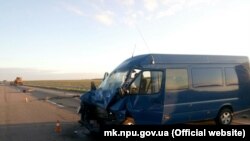 Водія мікроавтобуса затримала поліція