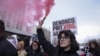 Protesta në Prishtinë pas vrasjes së Arlinda Zekajt. 28 tetor 2026.