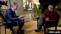 Еран Ортал, бригадний генерал запасу Армії оборони Ізраїлю (ЦАХАЛ), розмовляє з Радіо Свобода поблизу Тев-Авіва, 14 березня 2026 р.