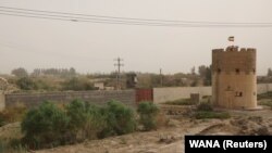 یکی از پاسگاه‌های مرزی ایران در منطقه میلک در سیستان و بلوچستان