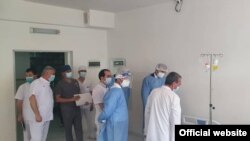 "Ковидная" больница в Таджикистане. Фото с сайта Минздрава РТ