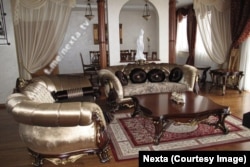 Інтэр’еры аднаго з будынкаў рэзыдэнцыі Аляксандра Лукашэнкі ў Ляскавічах на фота, апублікаваных блогам Nеxta ў 2019 годзе