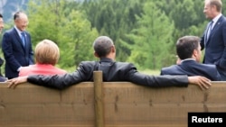 «Böyük 7»lər Almaniyada [fotolar]