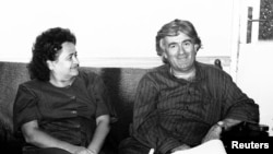 Ljiljana Zelen Karadžić i Radovan Karadžić, arhivska fotografija