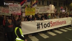 Beograd: Protestna šetnja do Vlade Srbije i RTS-a