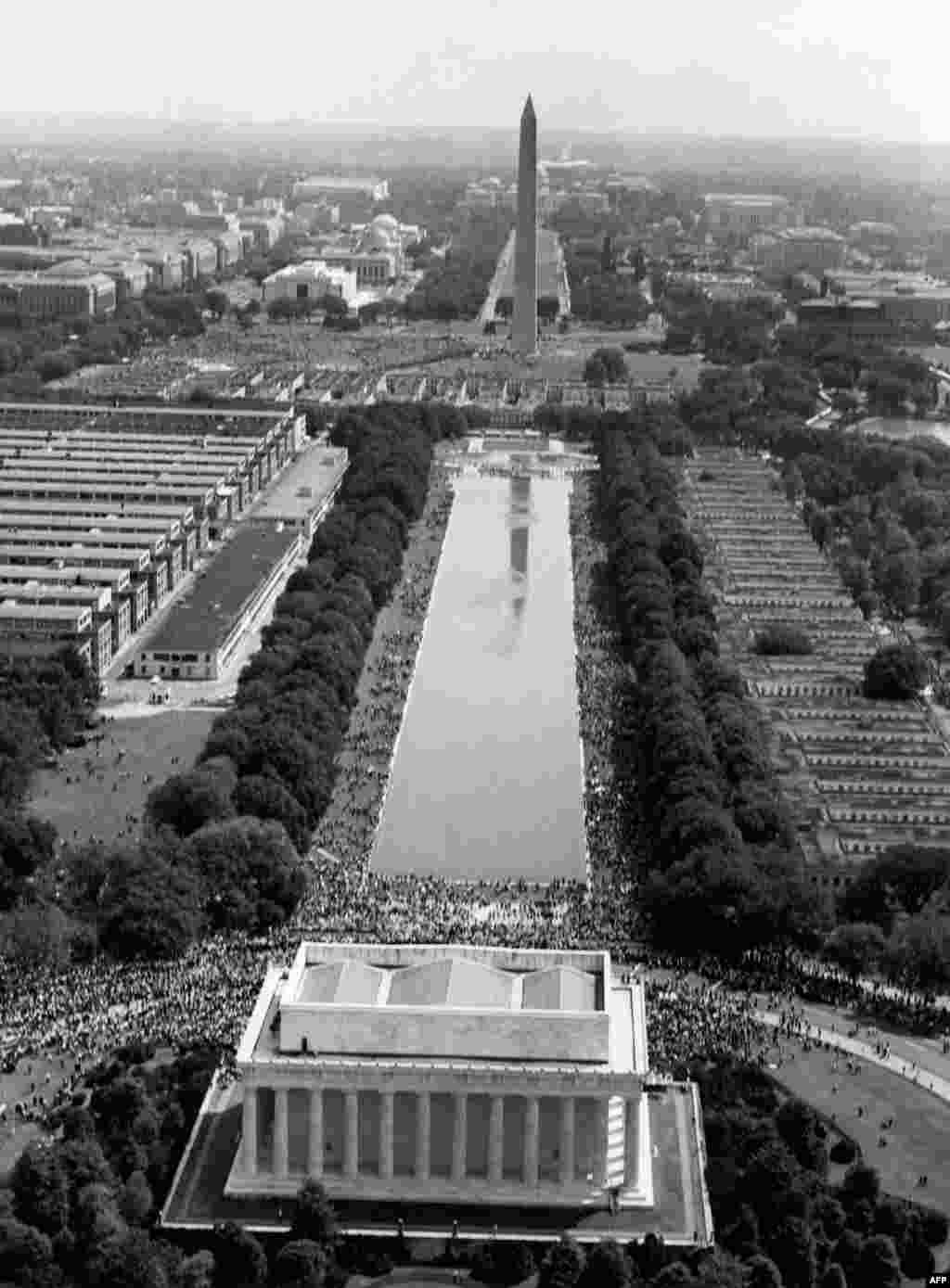 28 avqust 1963-cü il. Vaşinqtona Yürüş aksiyası.