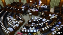 The Sindh provincial assembly elected Krishna Kumari Kohli in Karachi on February 3 (file photo).