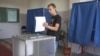На избирательном участке в Иркутске