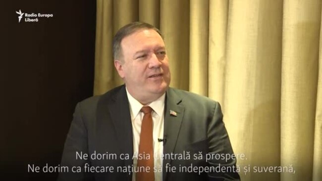 Mike Pompeo, secretar de stat american, în interviu la Europa Liberă
