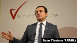 Albin Kurti, kandidat i Vetëvendosjes për kryeministër