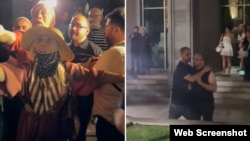 გრიგოლ გეგელია აქციაზე მივიდა, თუმცა დემონსტრანტთა ნაწილი მას დაუპირისპირდა.