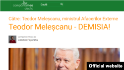 Campania Declic pentru demiterea ministrului de extrene Teodor Meleșcanu, lansată pe 27 mai 2019, la o zi după alegerile europarlamentare