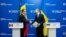 Прем'єр-міністр Молдови Василе Тофан і прем'єр-міністр України Сергій Корецький у Києві, 26 жовтня 2026 року 