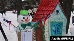 Казанда кар бабайлар парады