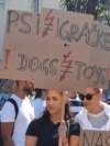 Bosnia-Herzegovina - Citizen protest due to animal abuse, Sarajevo, 28Sept2024